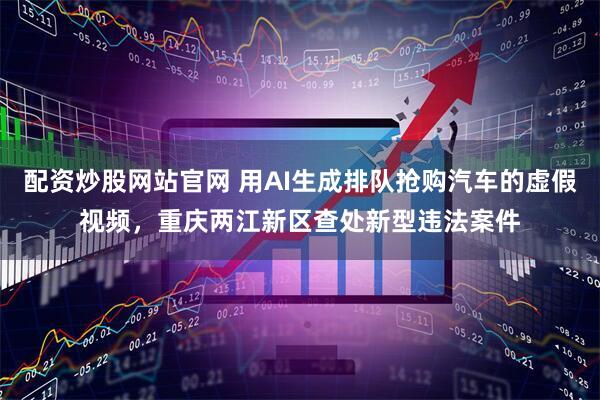 配资炒股网站官网 用AI生成排队抢购汽车的虚假视频，重庆两江新区查处新型违法案件